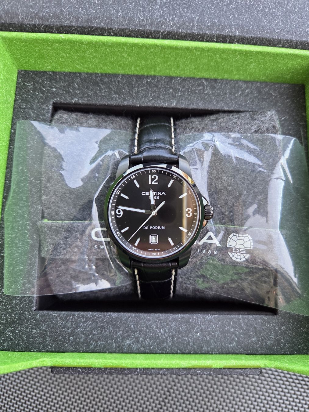 Certina Uhren: Certina Uhr DS PODIUM schwarz – Neu und originalverpackt aus Subingen von Tapy2