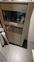 Meuble Etagères avec porte vitrée
