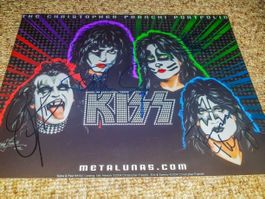 KISS - Inperson Autogramm auf Foto