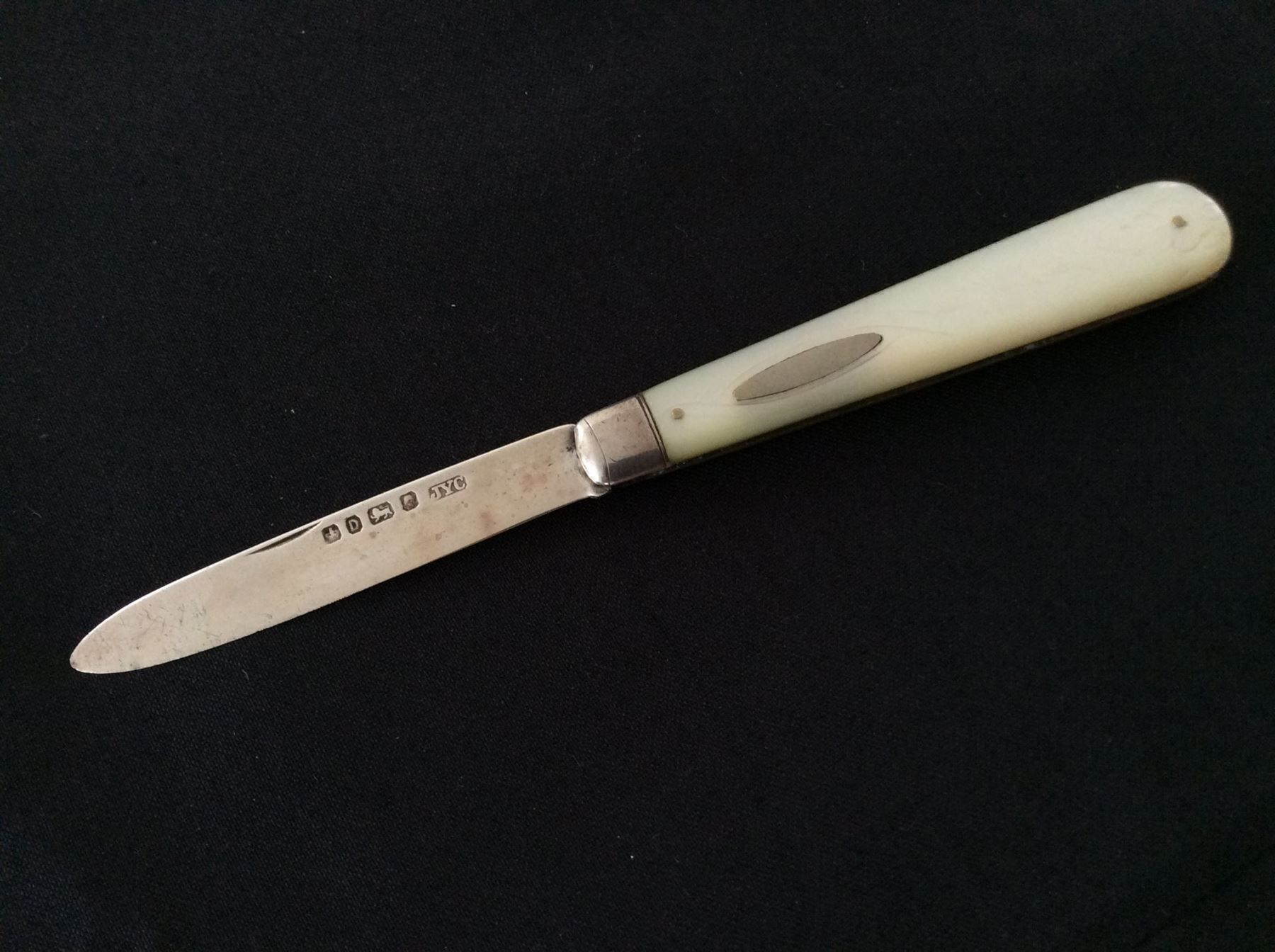 Coltelli tascabile: Messer Silber 800 925 – Usato da Bettwiesen venduto da wicking27 2