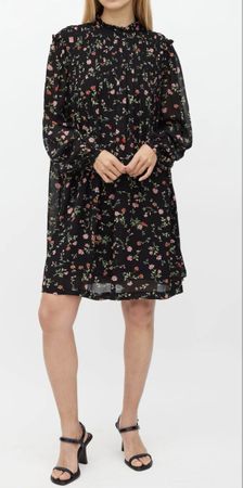 Ganni dress with floral pattern Sz 42 Grösse 42 like new 🌺