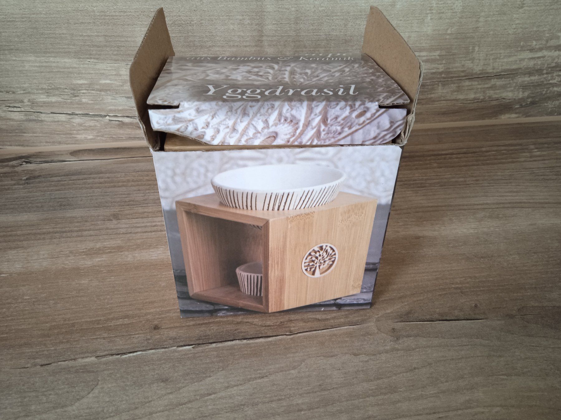 Tutte le decorazioni: Aromalampe aus Bambus und Keramik – Nuovo (secondo la descrizione) da Rothrist venduto da MaSa82