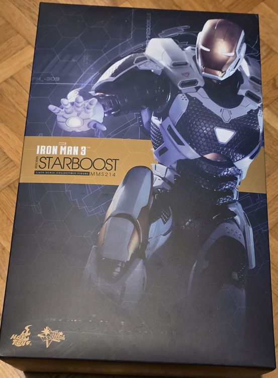 Hot Toys Iron Man 3 Movie Masterpiece Iron Man Mark 39 Figura Coleccionable De Starboost Hot