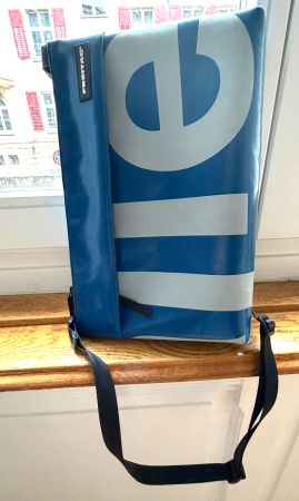 Freitag Tasche F553 LOU, blau/hellgrau. Top Zustand