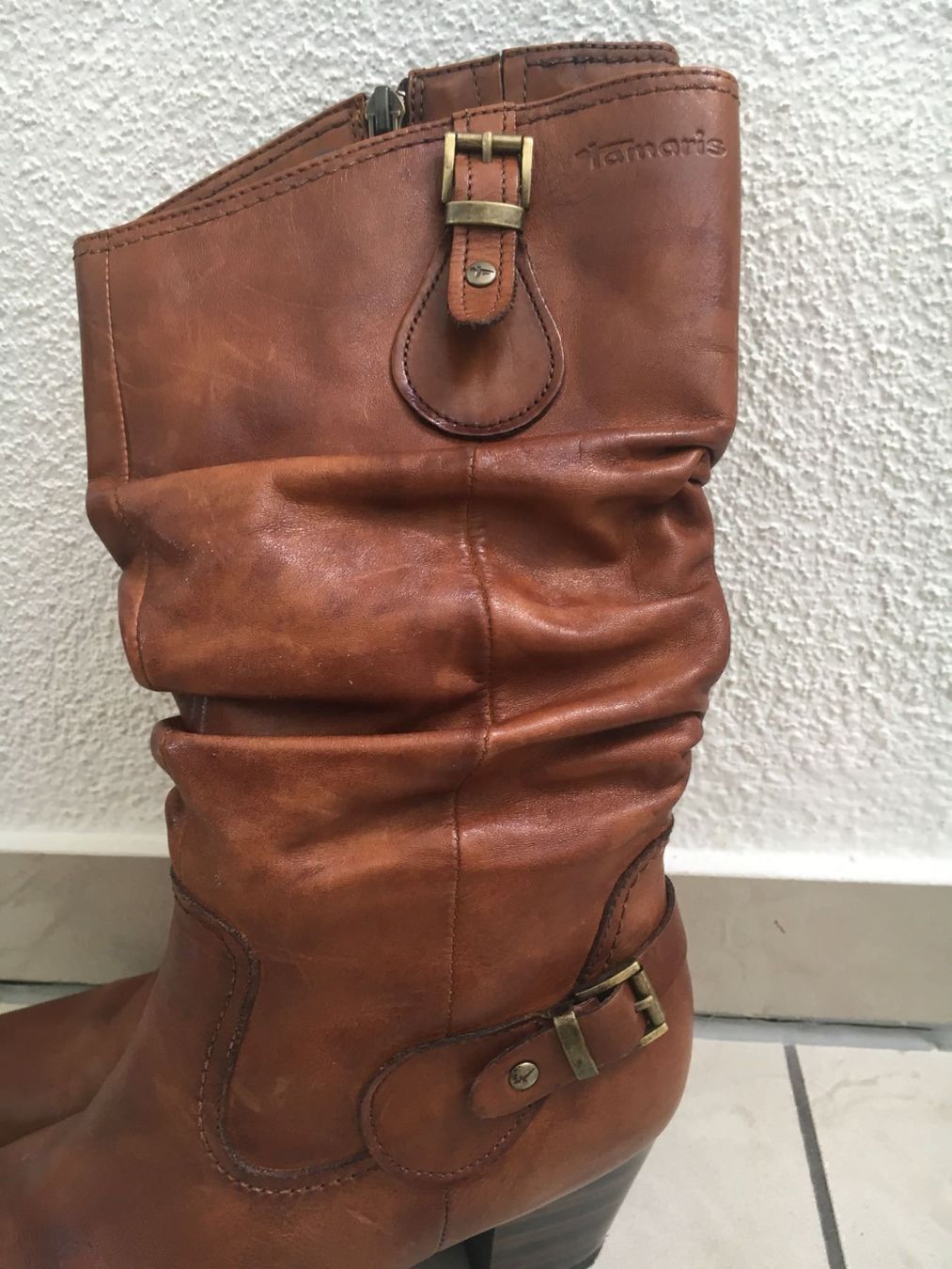 Tamaris Scarpe da donna: Tamaris Lederstiefel Grösse EU 37 – Nuovo (secondo la descrizione) da Luzern venduto da 2ndchances 3