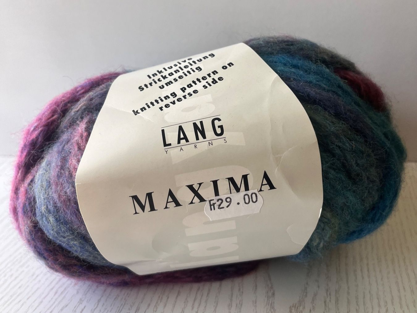 Lana: 1 Knäuel Maxima Lang Yarns – Nuovo e nell'imballaggio originale da Büsserach venduto da bor_s88m