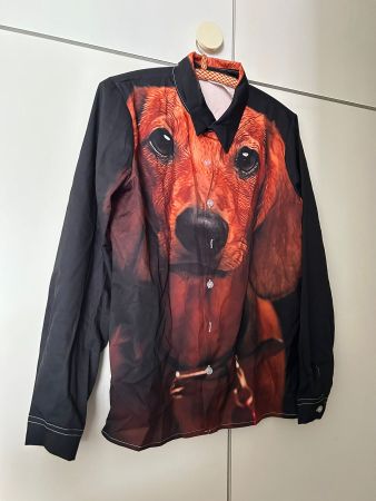 Camicia cane tg.M poliestere