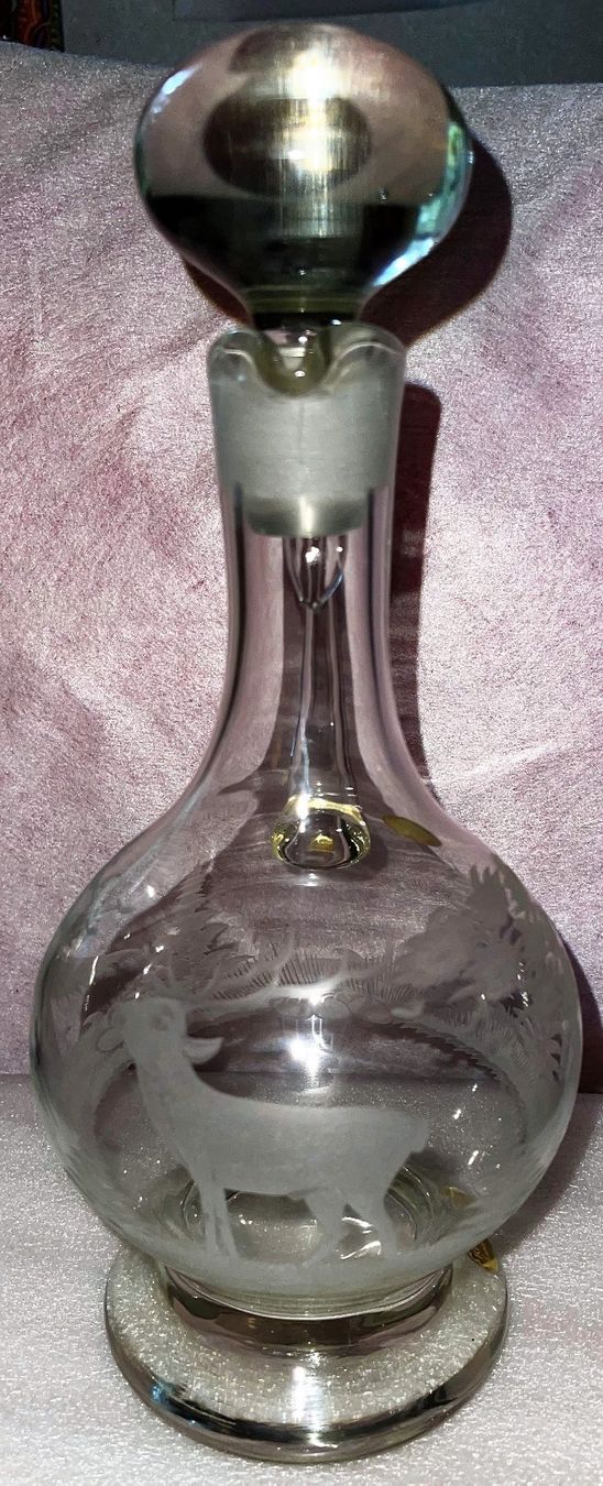 Caraffe: Karaffe mit Stöpsel Kristallglas – Nuovo (secondo la descrizione) da Lutzenberg venduto da Truhe 1