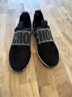 Jimmy Choo Sneakers femme 39 noir et Cristal