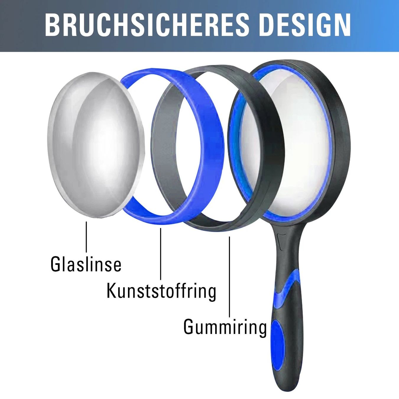 Altro per Ottica: Lupe Glas 100mm Durchmesser NEU – Nuovo e nell'imballaggio originale da Trasadingen venduto da ger_pdk8 4