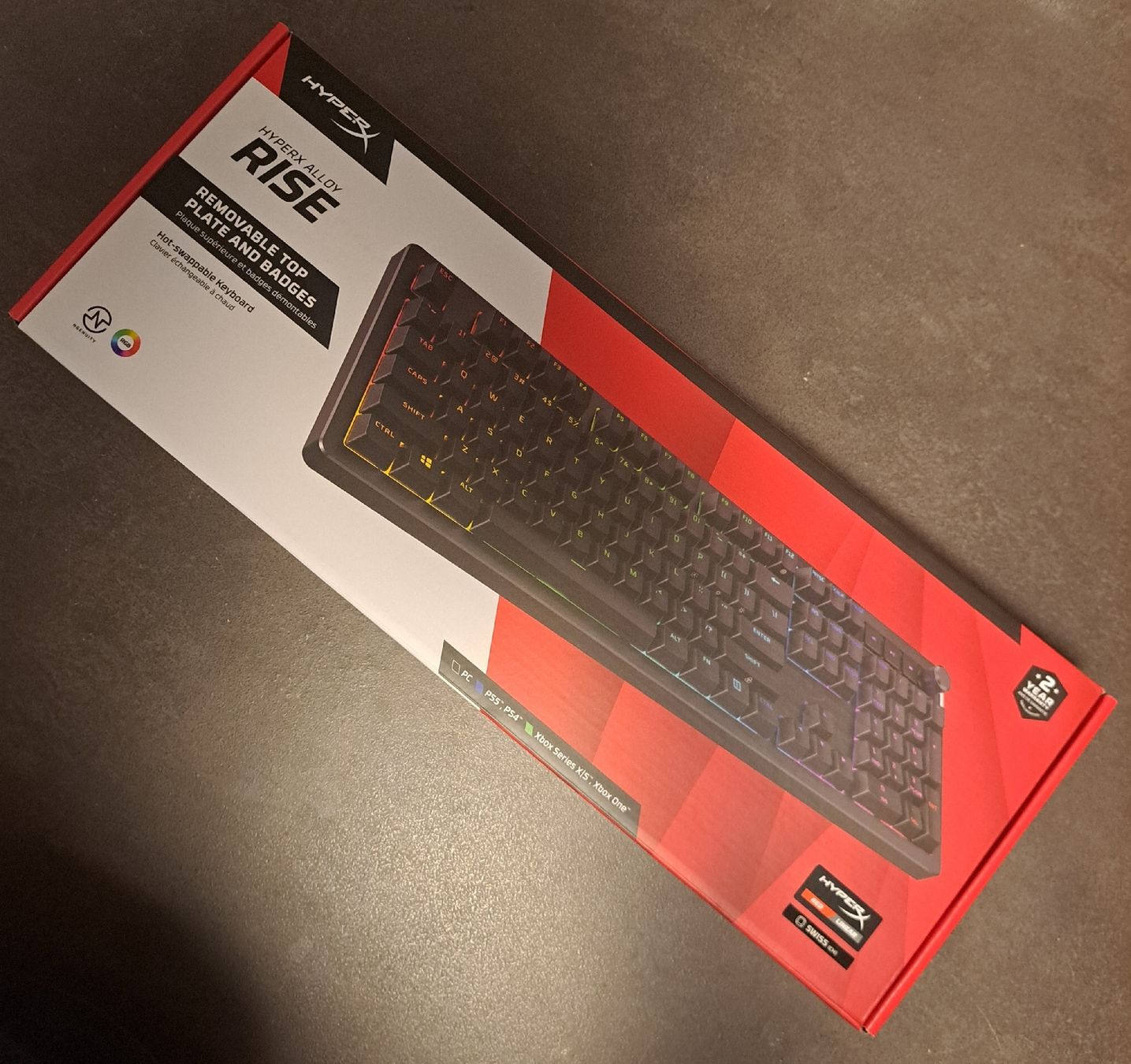 Hyperx Tastiere: HYPERX Alloy Rise Ch-Layout (Formfaktor 100) – Nuovo e nell'imballaggio originale da Wattwil venduto da andreas_inspire