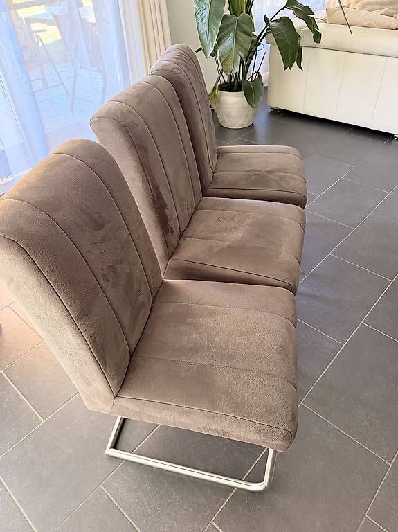 Stühle: 6x esszimmerstühle mikrofaser deluxe – Gebraucht aus Bonstetten von Jacqueline-Wi 2
