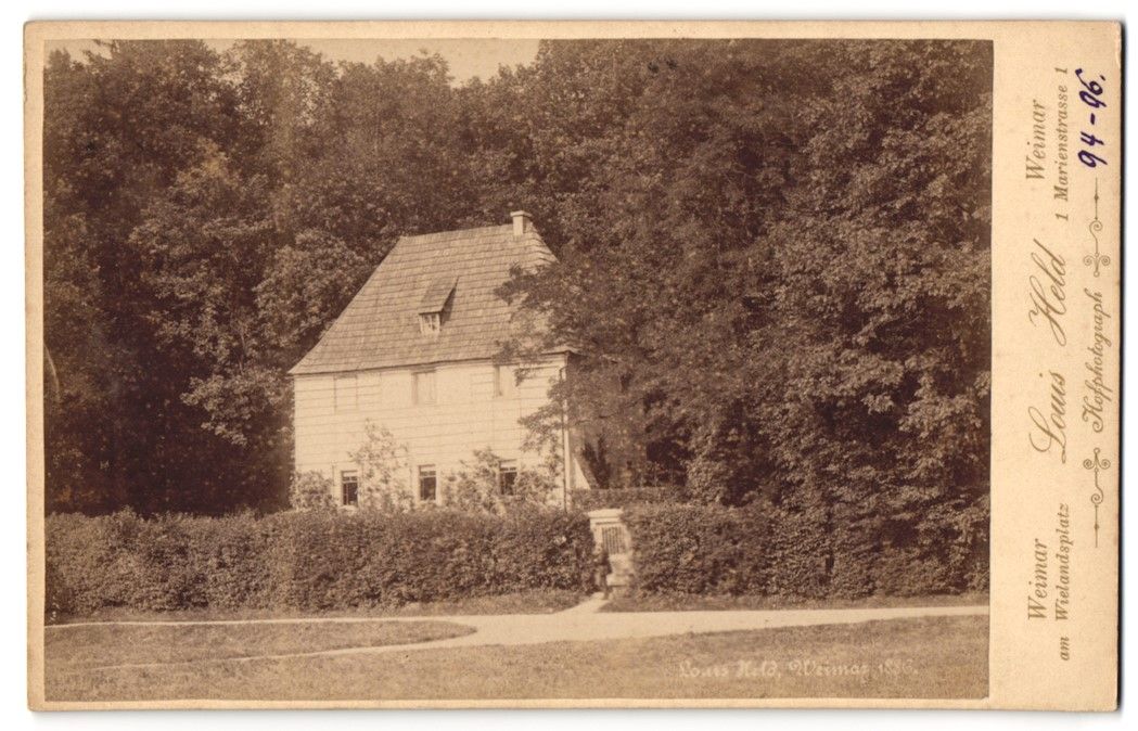 Fotografie & Manifesti: Fotografie Weimar, Blick auf Goethes Gar – Usato da Berlin venduto da bartko-reher