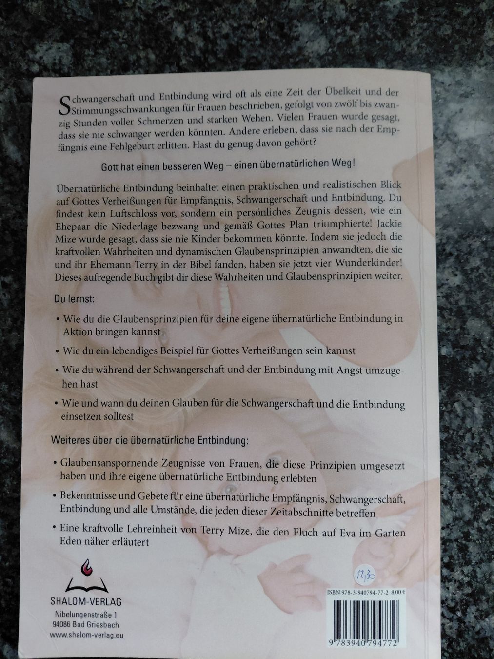 Livres: Übernatürliche Entbindung  – D'occasion à Nesselnbach par SteffiGre 1