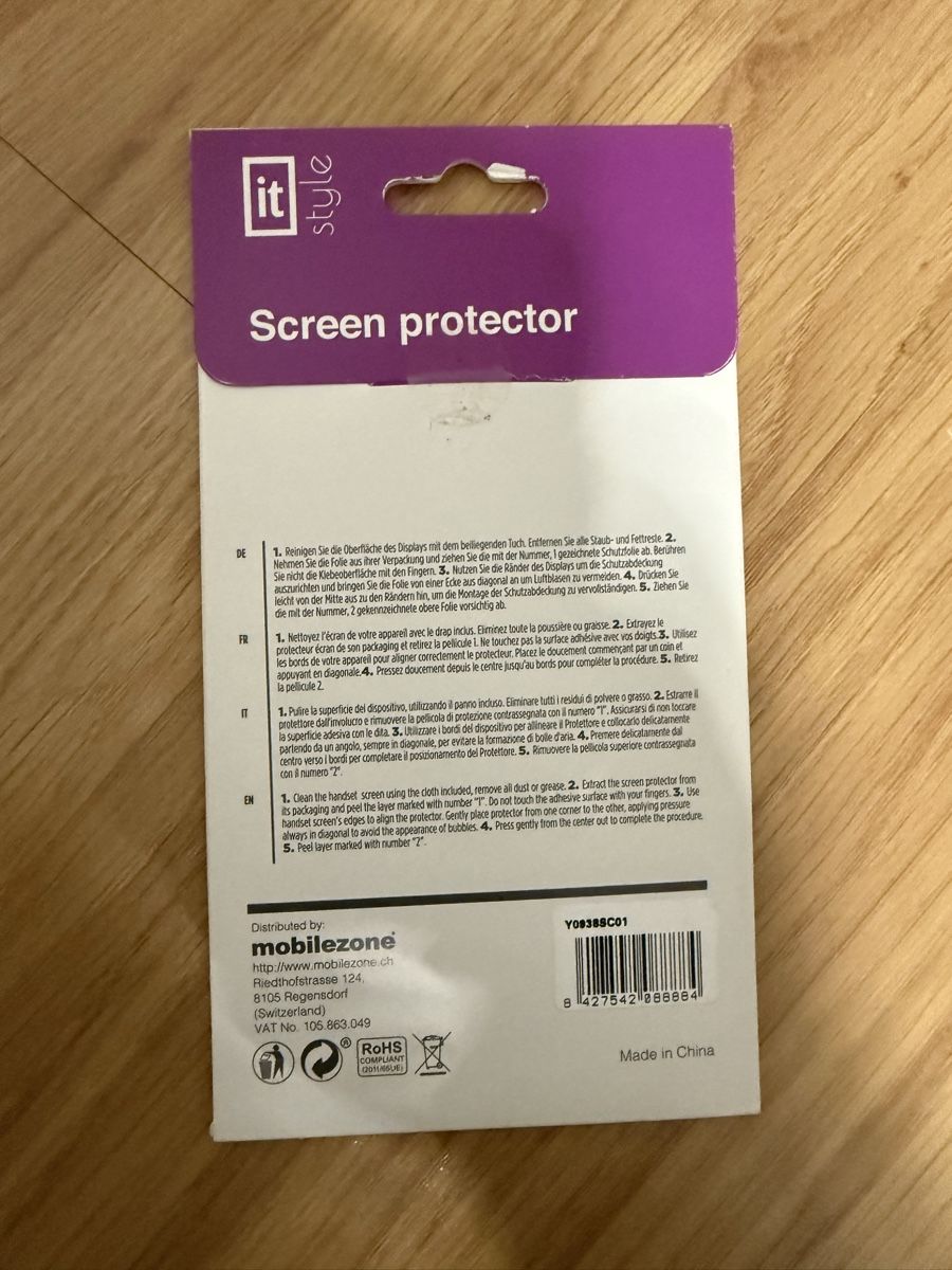 Lackretusche & Schutzfolien: iPhone X Display Schutzfolie Panzerglas Screen Protector – Neu und originalverpackt aus Luzern von JJCoolJ 1