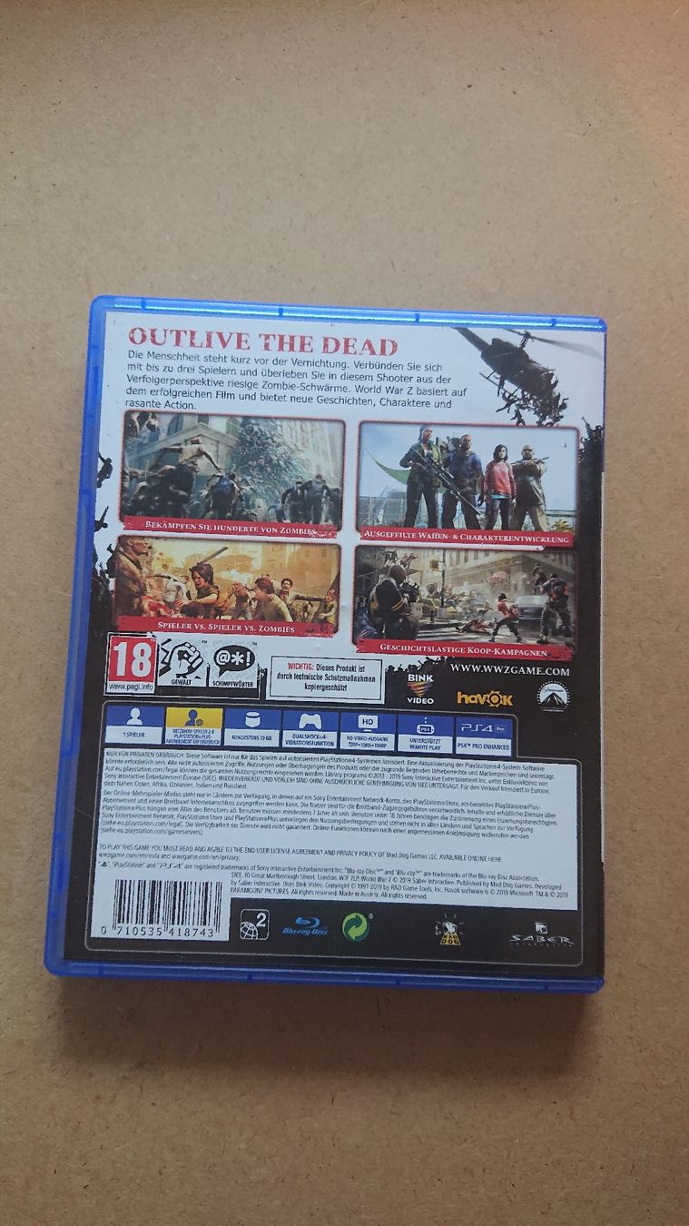 Giochi: World War Z PS4  – Usato da Chur venduto da FreakofRarity 1