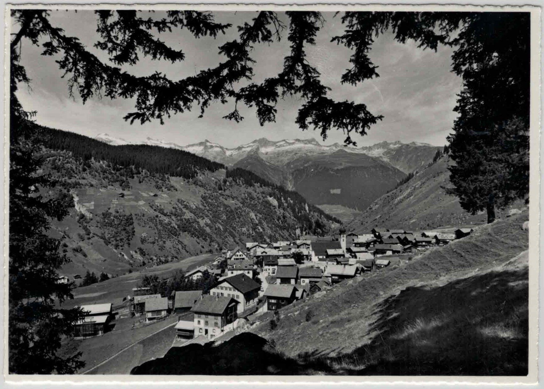 Cartoline postali: GR 309 CURAGLIA mit Tödikette GF – Nuovo (secondo la descrizione) da Fribourg venduto da philafri