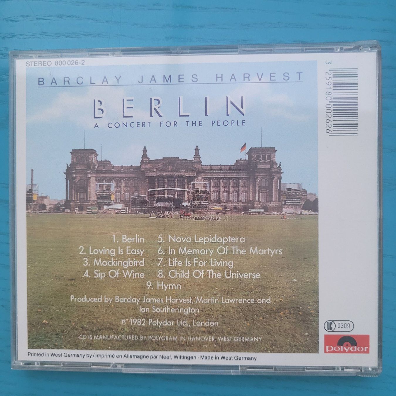 CD: Barclay James Harvest- Berlin – Usato da SCHÜBELBACH venduto da CoKaHa 1