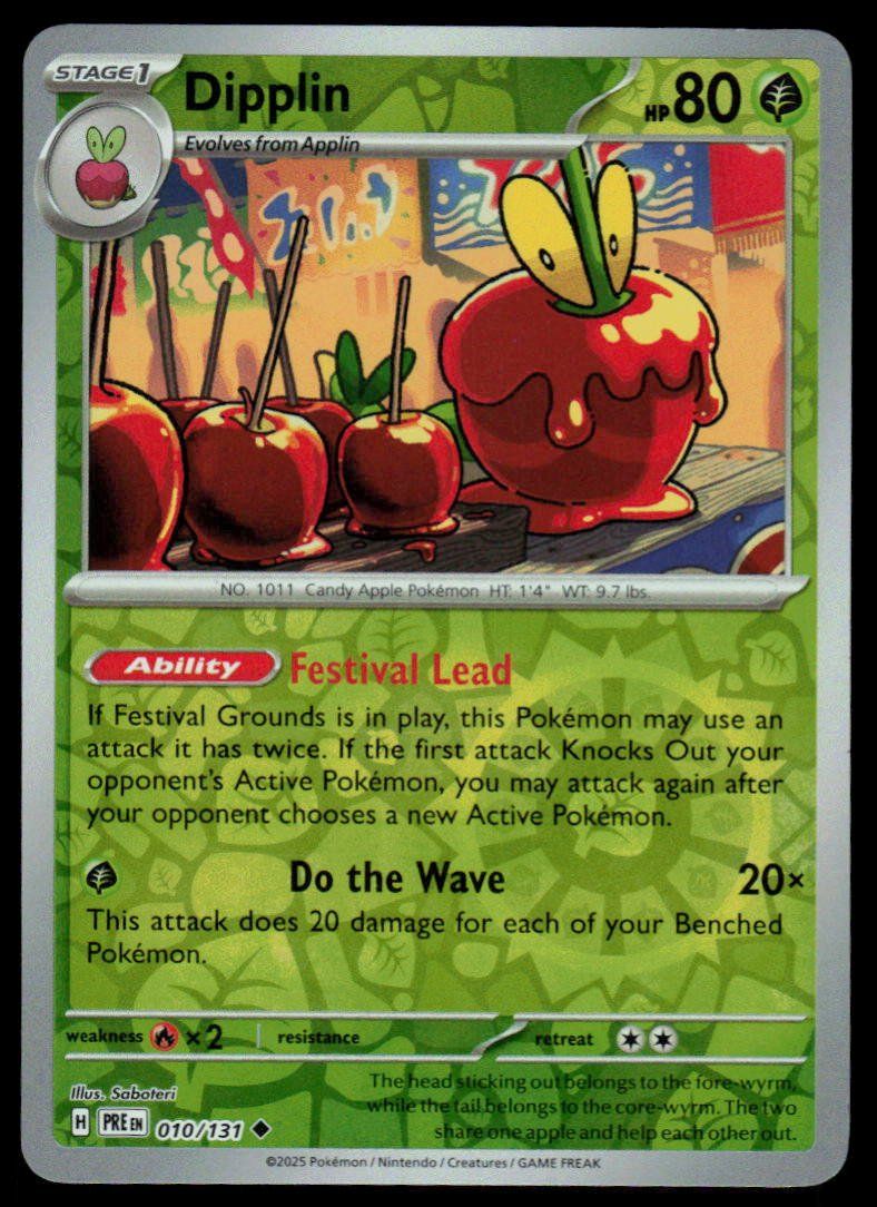 Pokémon Carte collezionabili: Pokemon Dipplin 010/131 – Usato da Herisau venduto da Pokemon2025