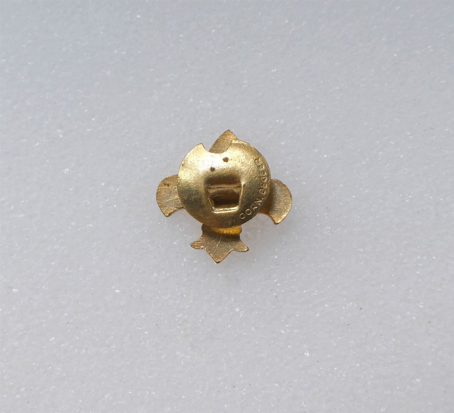 Spille & Fermagli: Pfadfinder Knopfloch Abzeichen golden – Usato da Frauenfeld venduto da Astra13 1