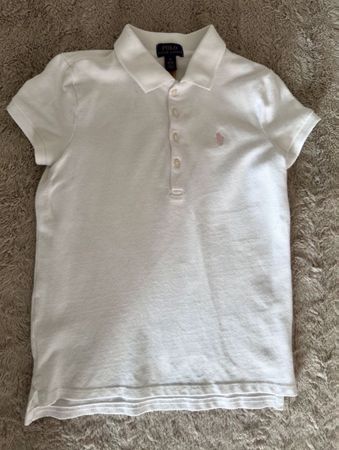 Polo Ralph Lauren Kinder Poloshirt Weiss, Gr. M(8-10)