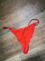 Rote Spitzen Tanga,