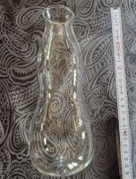 Glasflasche 22 cm Höhe gebraucht. Für ca. 7,5 dl.