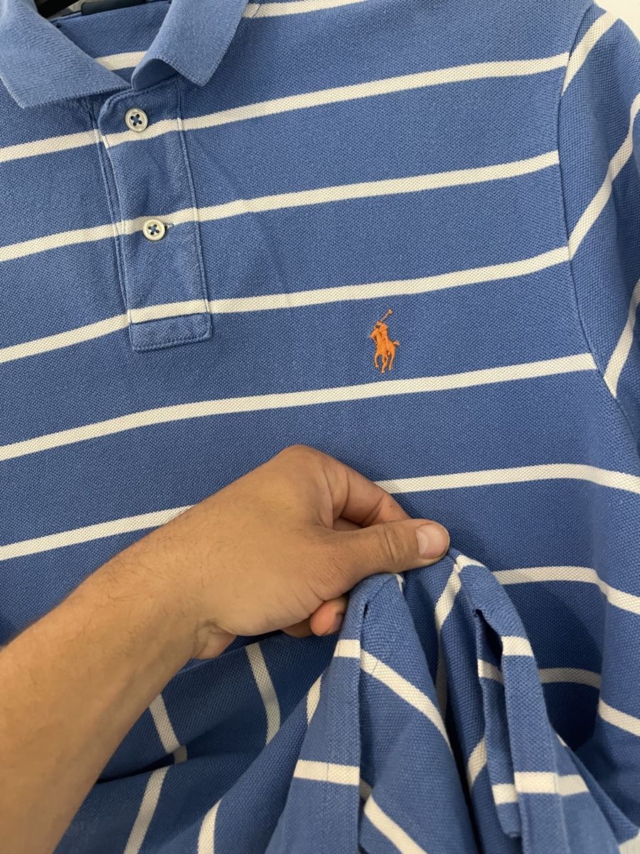 Ralph Lauren Polo-Shirts: Polo Ralph Lauren Gestreift, Hellblau/Weiss, Gr. L – Gebraucht aus Wetzikon ZH von Jan_wojt 7