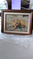 Dipinto a olio su tela con cornice in legno