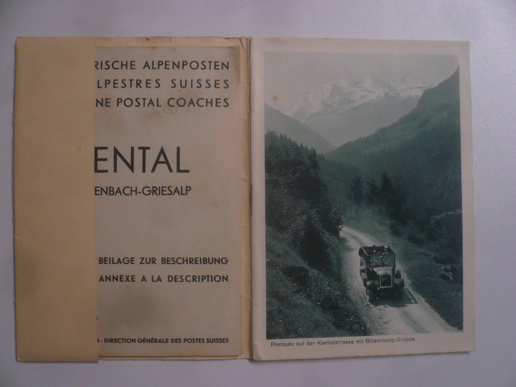 Cartoline postali: KIENTAL PostSTrasse Reichenbach-Griesalp – Usato da Oberhofen am Thunersee venduto da luuping99 1