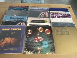 Lot disques vinyles Deep Purple - plusieurs albums