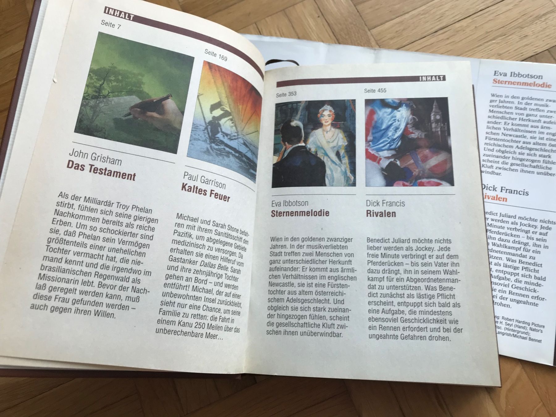 Bücher: Reader‘s Digest - Grisham / Garrison / Ibbotson / Francis – Gebraucht aus Emmenbrücke von Hathor123 3