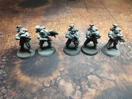 Warhammer 40k Space Marines Incursor 5er Trupp grundiert
