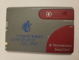 Victorinox SwissCard 17 Kantonales Schützenfest ZVG 1997