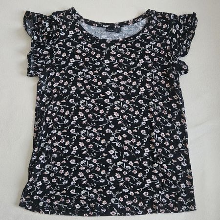 T-Shirt geblümt, Viskose