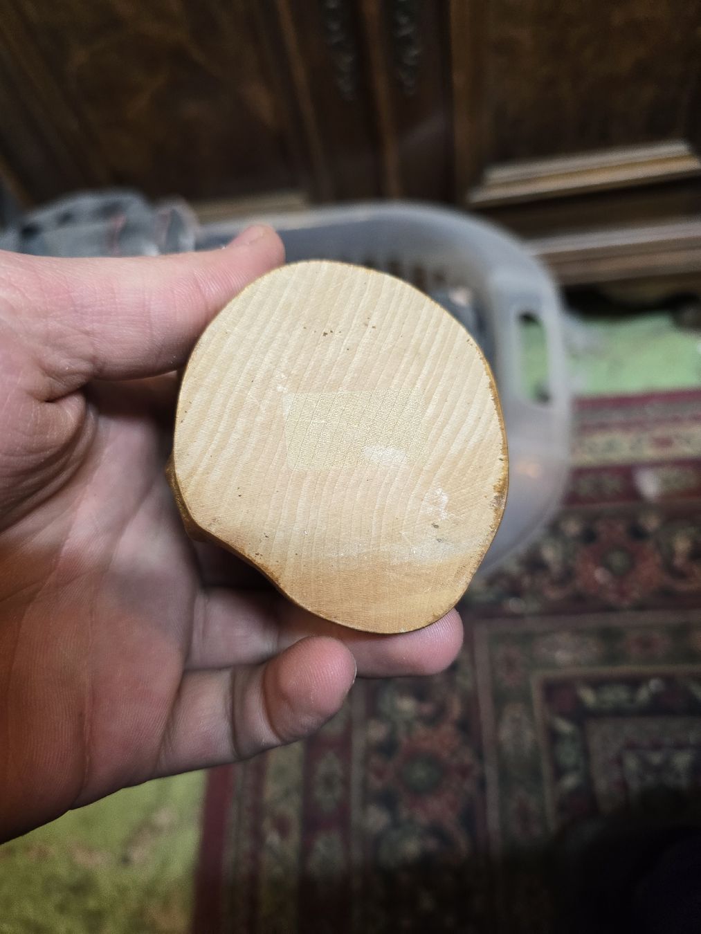Figuren: Holz Eule, Handgeschnitzt 18cm (DR) – Gebraucht aus Rorschach von TimelessTrading 3