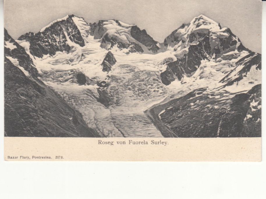Cartoline postali: Roseg ca. 1900 – Usato da Bürglen TG venduto da StampGraf