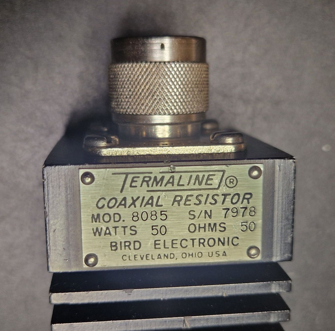 Radiocomunicazione: ***** Dummy load Bird Termaline 8085 - 50W – Usato da Villaz-St-Pierre venduto da Ubid 2