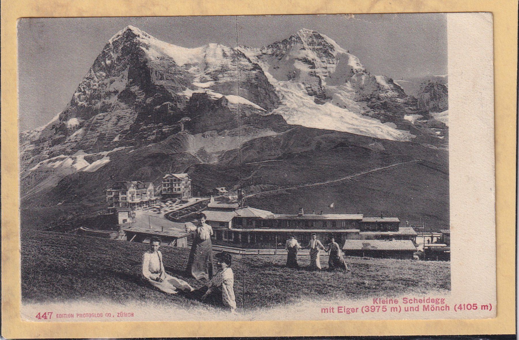 Cartes postales: Kleine Scheidegg - 1907 – D'occasion à Orvin par Pyaeschli