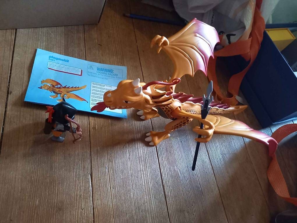 Giocattoli: Playmobil Drache und Ritter Set – Usato da Alchenstorf venduto da jae_8glt