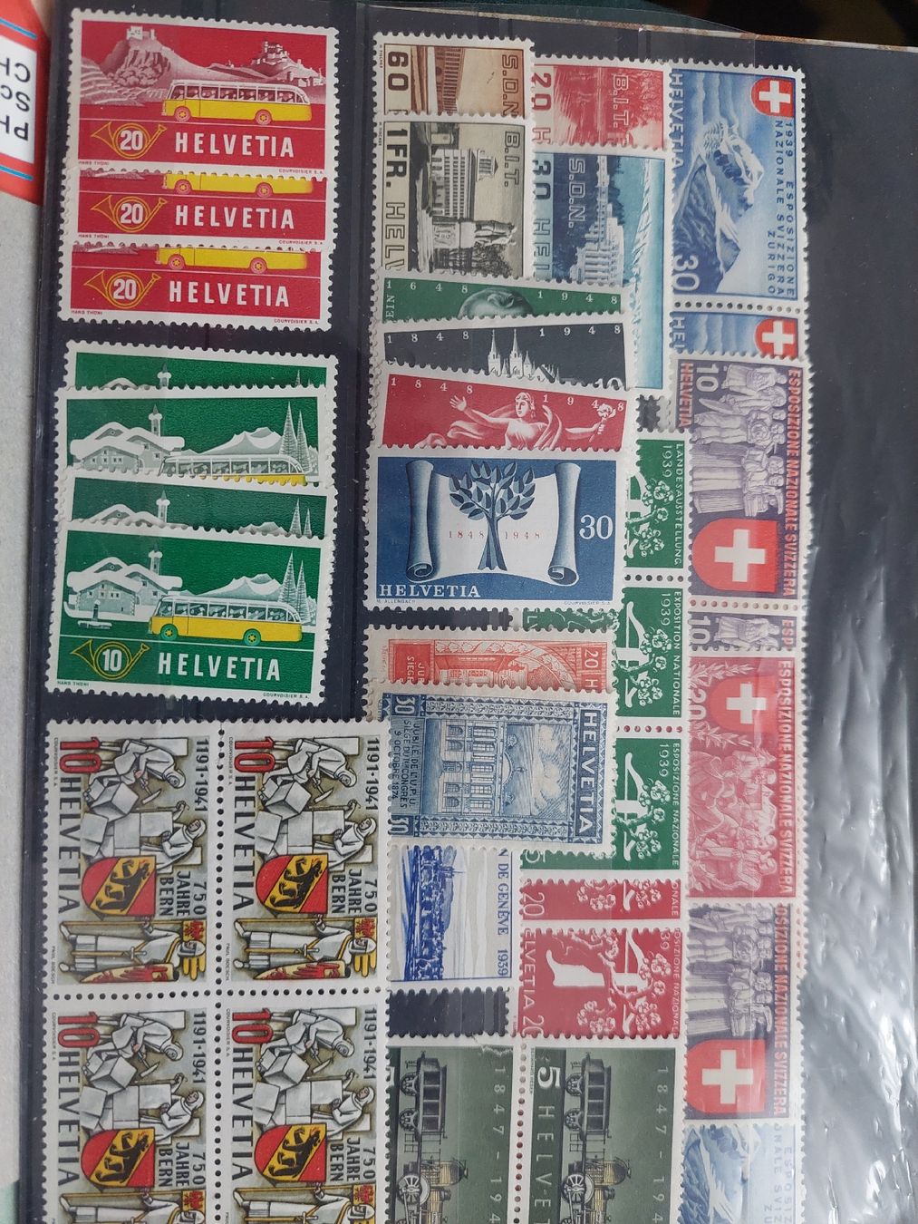Tutti i francobolli: Timbres suisses neufs  – Nuovo (secondo la descrizione) da Le Locle venduto da wchs