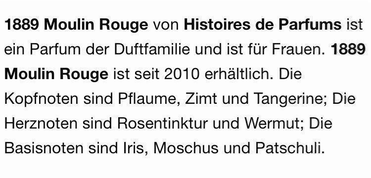 Profumi & Eau de Toilette: Histoires de Parfums 1889 Abfüllung 2 ml – Nuovo (secondo la descrizione) da St. Gallen venduto da lfs_nxl8 1