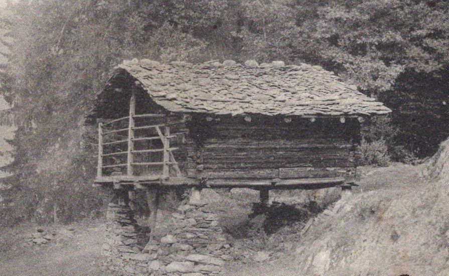 Ansichtskarten: Mazot  Valaisan   1910 – Gebraucht aus Aarau von kufi44 1
