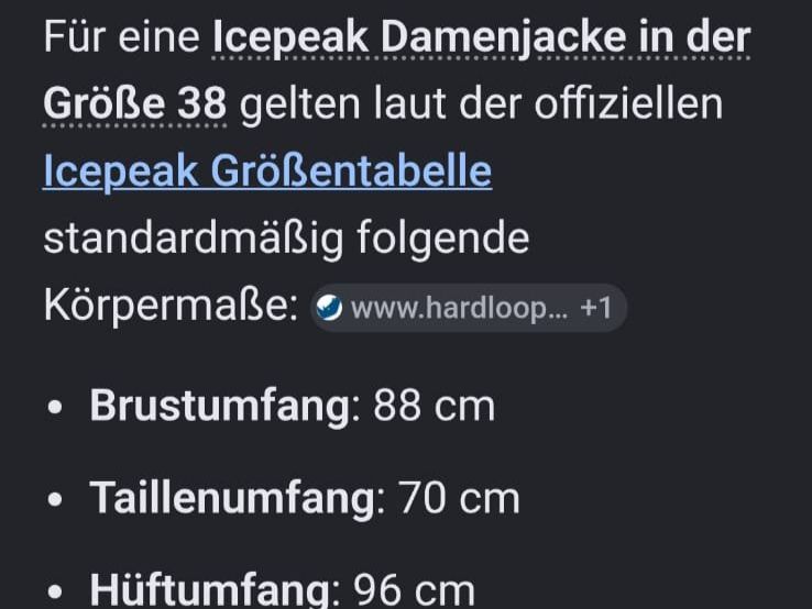 Icepeak Jacken: Icepeak Damenjacke – Gebraucht aus Heimberg von Cpidu 3