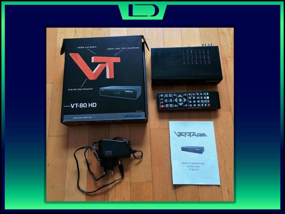 VANTAGE VT-80 Full HD Sat-Receiver | inkl. Zub. [gebraucht] (Gebraucht ...