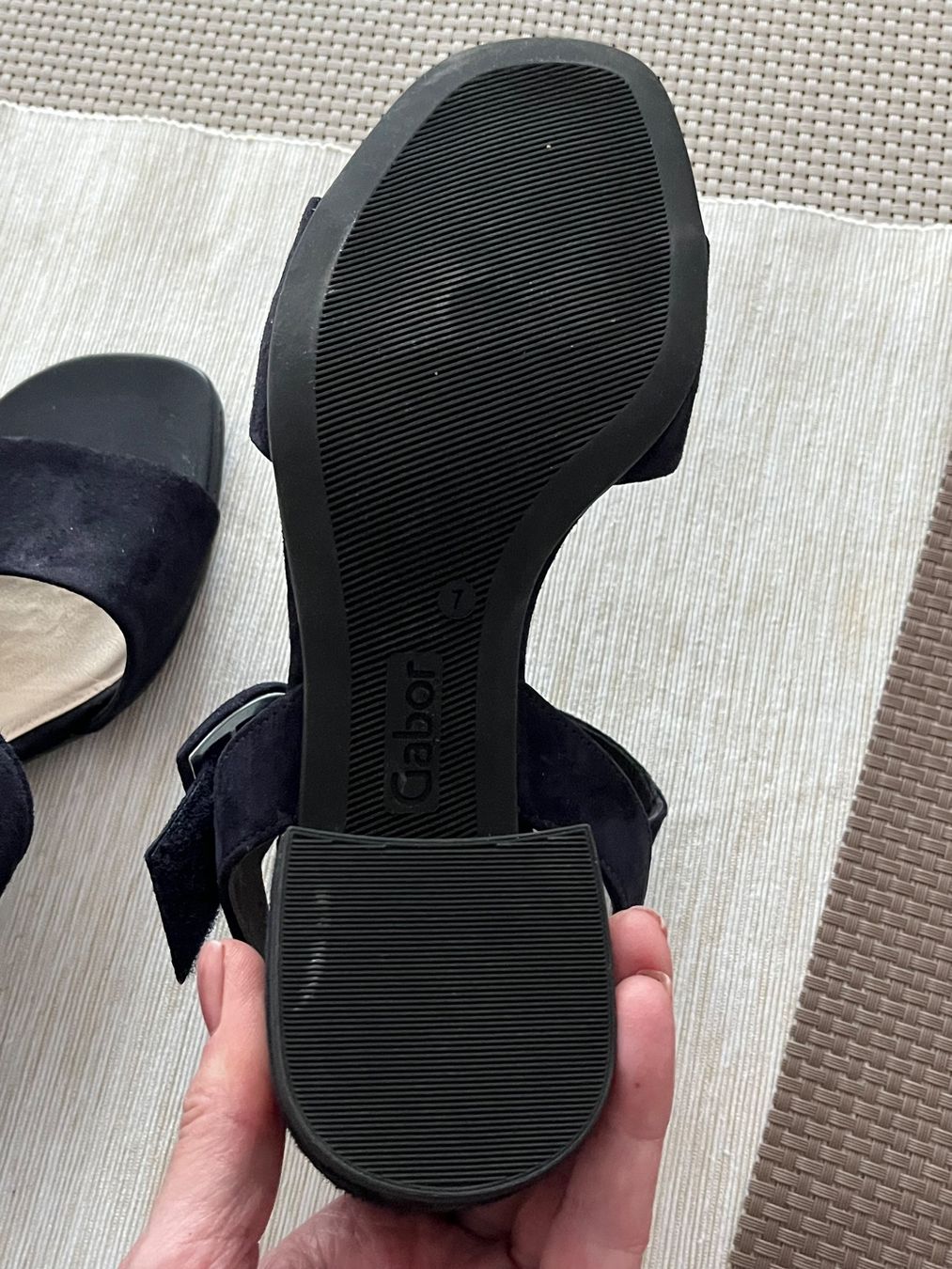 Gabor Damenschuhe: Gabor Absatzsandale dunkelblau, gr. 7 – Gebraucht aus Möhlin von Bewe67 3