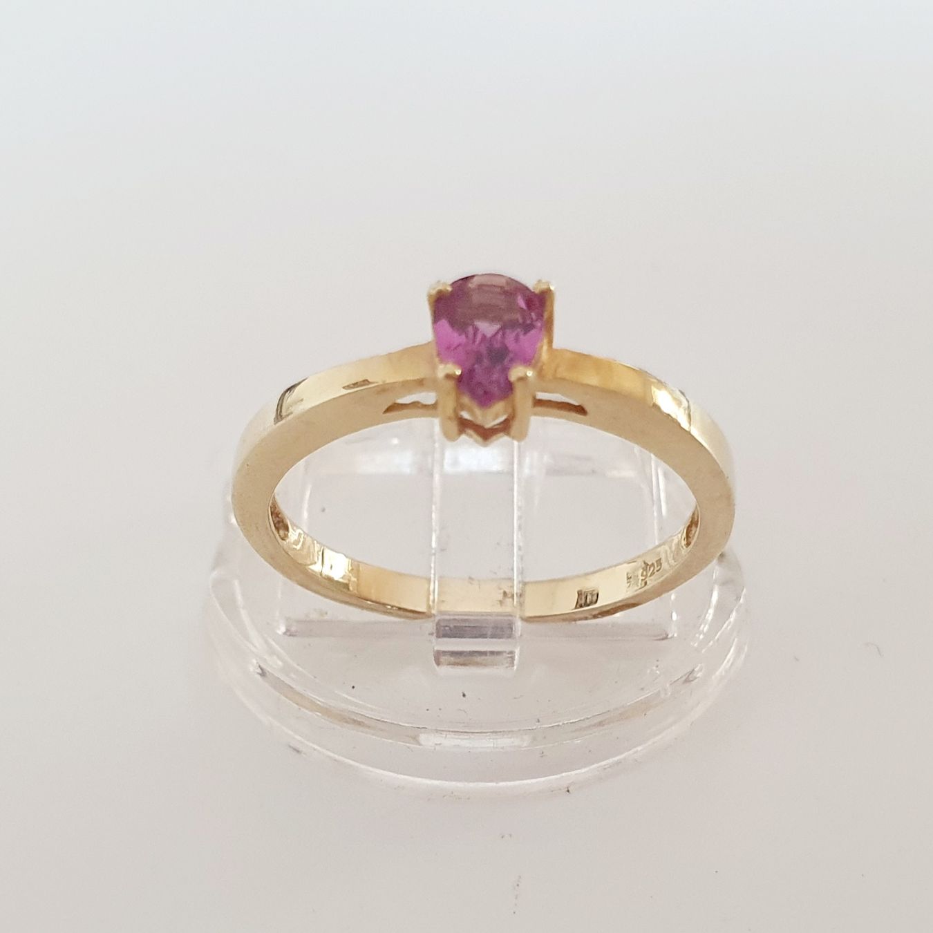 Anelli: Silber Ring 925 mit ein schmuckstein gr. 18,2 mm – Usato da Kreuzlingen venduto da Wunderkiste123