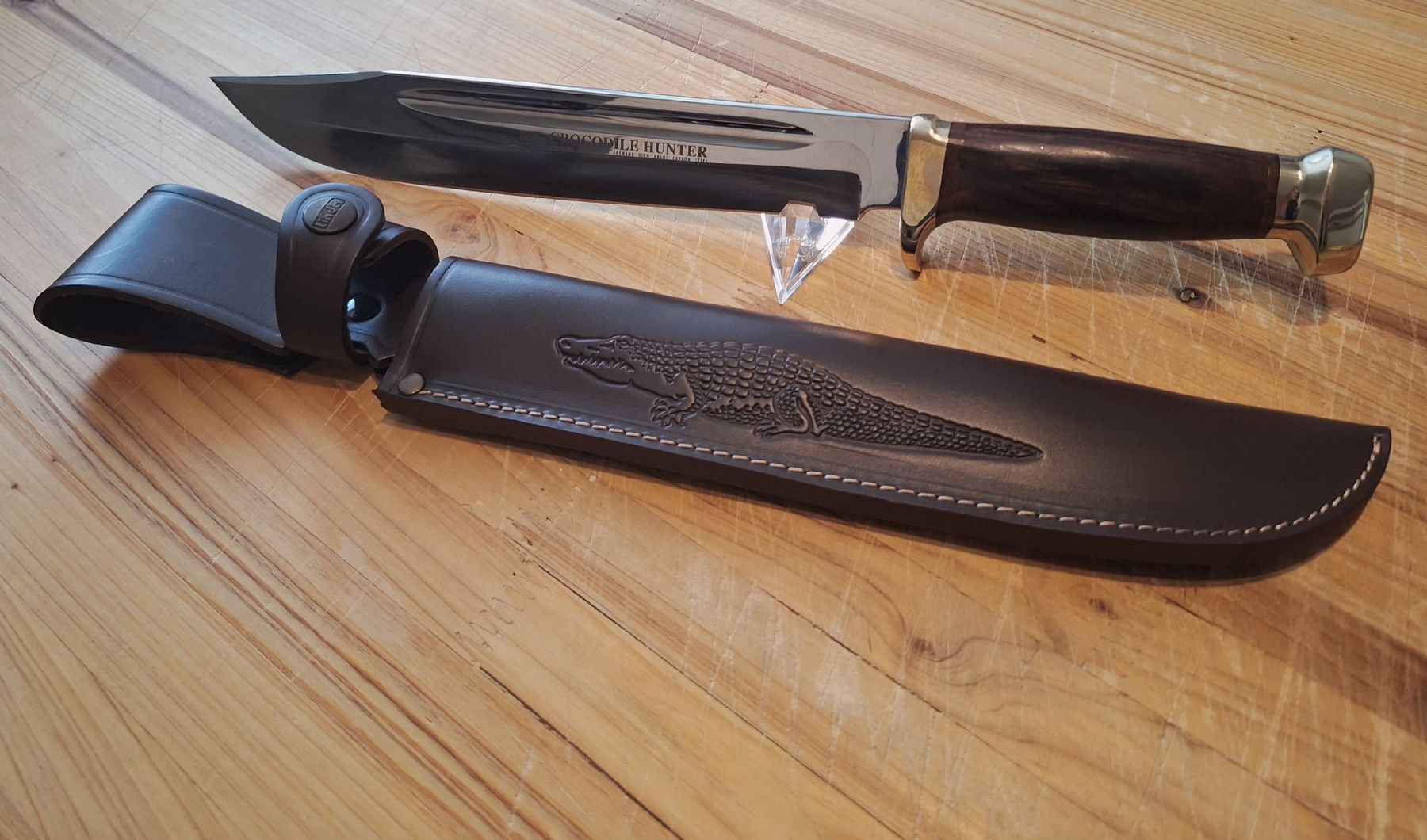 Accessori: Linder Crocodile Hunter Bowiemesser – Difettoso da Triesen venduto da BLACKSHEEP75