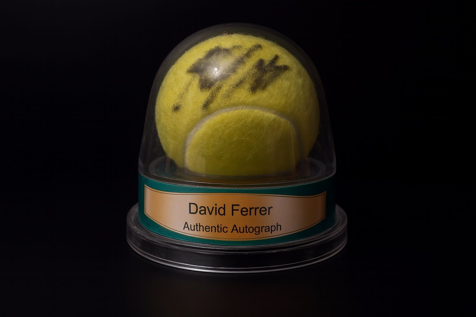 Autografi: David Ferrer Autographed Tennis Ball – Nuovo e nell'imballaggio originale da Mendrisio venduto da KingElvis85
