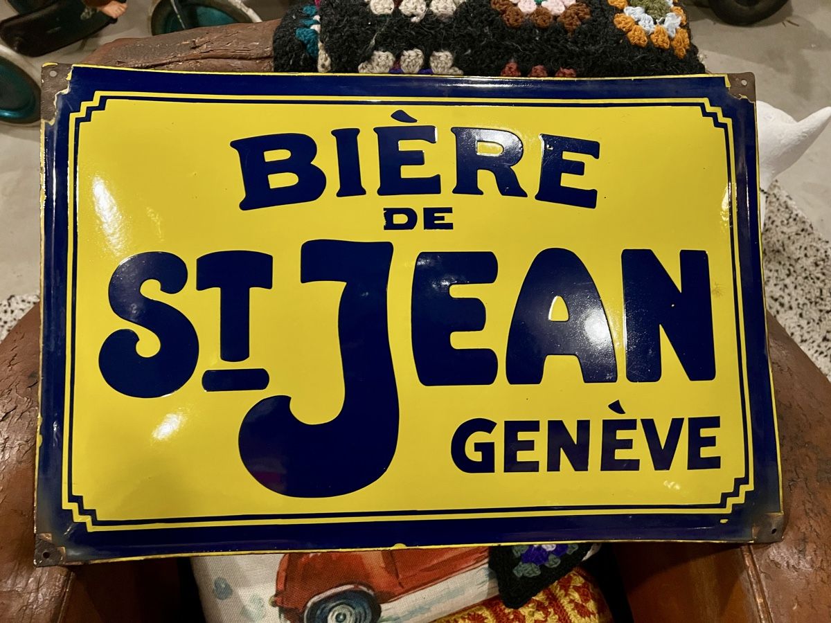 Insegne: Plaque Emaillee, bière, Saint-Jean – Usato da ursy venduto da aldo2011